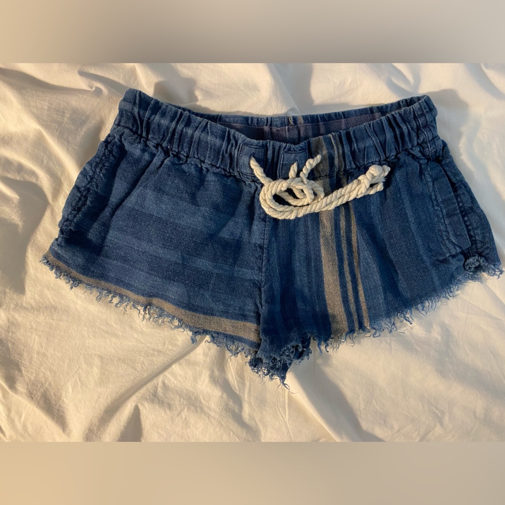 Free People Fray Beach Shorts